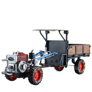 JUANNUO | Mô Hình Xe Tractor Cổ Điển Điều Khiển Tay Bằng Hợp Kim