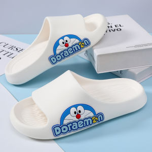 Mens Summer Outdoor Slip-On Thick Bottom Anti-Slip Fashionable Comfortable Printed Rubber Youth Trend Korean Style Sandals