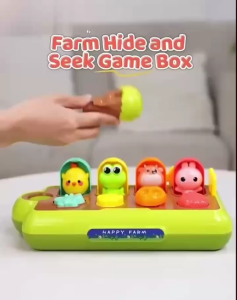 #ReadyStock Baby Pop Up Animal Toy Early Learning Development Montessori Sensory Toy Interactive Toys for Kids
