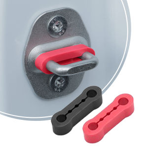 SEAMETAL  Safety Accessories Car Door Lock Shock Absorber Pad Silicone Anti-Vibration Silent Damper Buffer Door Lock Buckle Protector