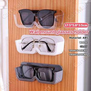 Wall Mounted Glasses Storage Box Bathroom Sunglasses Shelf Glasses frame