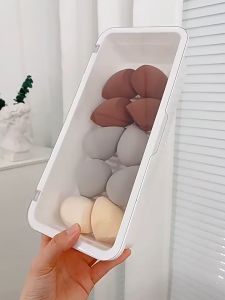 กล่องเก็บของ กล่องเก็บอุปกรณ์แต่งหน้า สไตล์มินิมอล กันฝุ่น