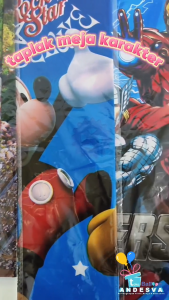 table cover spiderman / taplak meja pesta / taplak meja karakter/ taplak meja plastik