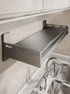 B&W | No-Drill Wall-Mounted Shelf Organizer