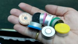 ฝาฟลิปออฟ 13มม. / 20มม. (50ชิ้น) จุก จุกเทา / ฝาFlip off 13mm / 20mm  ร้านTnoy Package บรรจุภัณฑ์ (ส่งสินค้าทุกวัน จ-อ-พ-พฤ-ศ-ส)