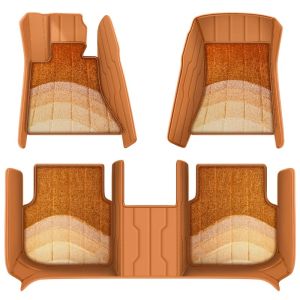 DELIHUA | Genuine Leather Car Floor Mats Full Coverage