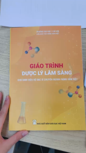 Giáo trình Dược lý lâm sàng cho sinh viện hệ bác sĩ chuyên ngành Răng Hàm Mặt