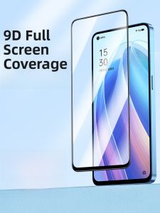 Henyou | Oppo Reno4 Pro Full Screen Tempered Glass Film Water Condensation Privacy Protection UV Curved Surface Anti Blue Light All Glass Protection