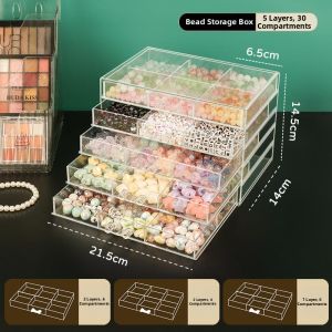 LIWAN | Ins Style Large Capacity Jewelry Storage Box Dustproof