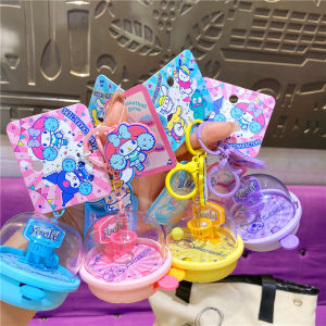 2024 New Melody Mermaid Electronic Basketball Machine Keychain Pendant Bag Charm Creative Gift Cartoon Series Plastic Hardware