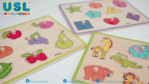 Wooden Flat Puzzle - Wild Animal (VG50019)