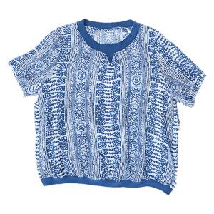 WUSEWUWEI | เสื้อยืดคอกลมแขนสั้นผ้าลินินย้อนยุคแบบมีกลิ่นและรสชาติที่ไม่เปลี่ยนแปลง 25 ปี สำหรับผู้หญิง ทรงหลวม สไตล์ทำงาน ลายพิมพ์ไม่มีขอบ