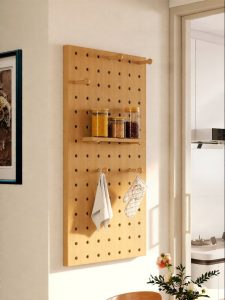 BEIQIVI | Multifunctional Wooden Wall Storage Rack