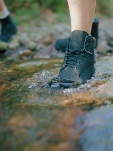 Timberland Womens Premium Icon 6-Inch Waterproof Boots Black Nubuck Wide