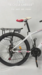 Bicycle Carrier Quick Release Luggage Carrier Max 75KG Compatible Seat Post 35cm x 31cm x 12cm Dimensions