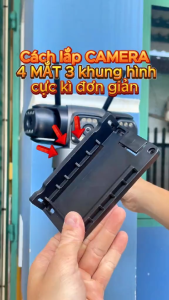 Camera wifi yoosee 4 mắt ngoài trời xoay 360 chính hãng độ nét cao