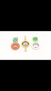 JCSYFAC 2Pcs 25.4MM Tweeters Voice Coil Round Speaker Treble Coil Horn Titanium Film Copper Clad Alumium Diaphragm Repair Parts
