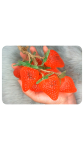 Strawberry Vine Hand Made Artisanal Soap with Aesthetic Design Not Strawberry Scented