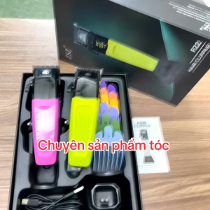 ZSZ Tông Đơ Cắt Tóc Cao Cấp F22 Pin Li-ion 3200mAh Công Suất Lớn Màn Hình LCD Báo % Pin Lưỡi Cắt Sắc Bén Thép Cacbon Không Gỉ Sét