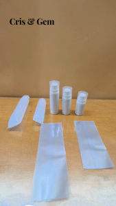 200pcs Shrink Wrap Plastic Packaging /Shrinkable Plastic Sealer Tape for Screw Cap/ Airless Lotion
