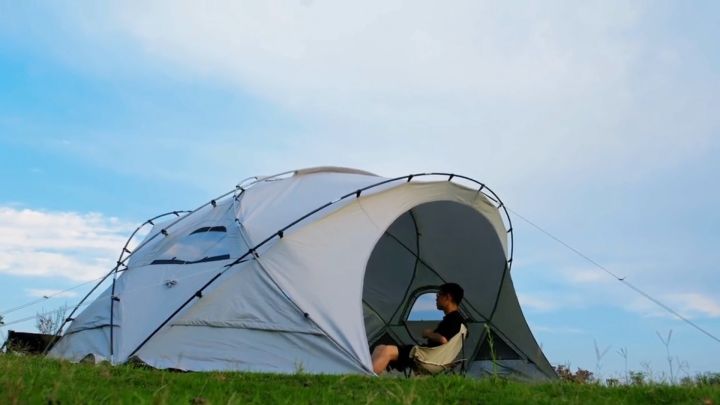 Dome shade clearance tent