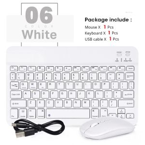 2026 New Multi-language Wireless Keyboard Mouse Ultra-Thin Bluetooth-compatible Keyboard for iPad Samsung Huawei Phone Tablet