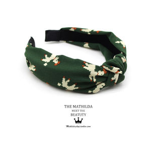 Chic Crossed Bandeau Sweet Middle Knot Super Fairy Tale Headband Korean Style Satin Hair Accessories  out New Fashion