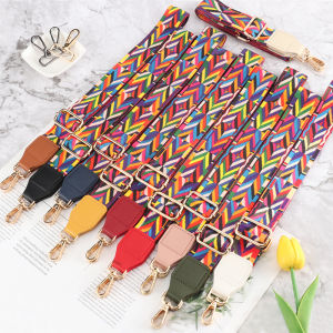 Nylon Shoulder Bag Strap for Women Colorful Colors Wide Replacement Strap for Bags Messenger Accessories Long