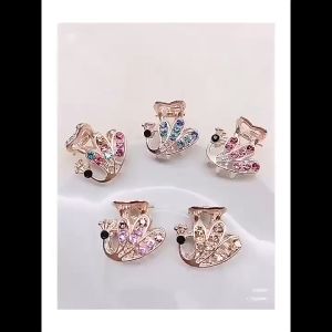 Jepit Rambut Premium Metal Dihiasi Mutiara Dan Motif Cantik Jepitan Rambut Fashion Wanita