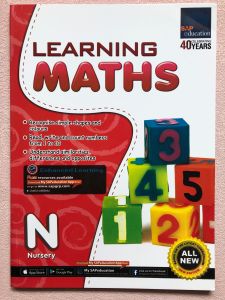 Learning Mathematics Singapore Math Kindergarten SAP workbook 3 Books Set