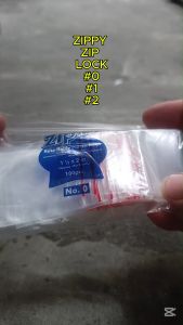 DragonWare 100pcs ZIPPY ZIP LOCK plastic resealable bag organizer #0 #1 #2