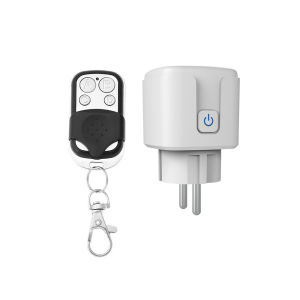 RF433 Smart Plug EU FR Wireless Socket Remote for Lamp Fan TV Universal 4 Buttons Clone Duplicator Garage Door Opener Remote