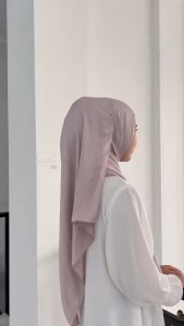 EL Lucky - Safiya Pashmina Cardenza Silk (Kerudung Pashmina Bahan Cardenza Silk)