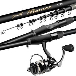 JINGZHANLI | Import Ultra Hard Lightweight Long Distance Surf Fishing Carbon Pole