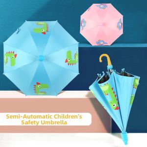 Creative Cartoon Long Handle Umbrella For Children