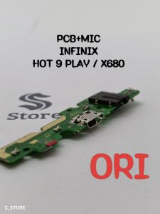 CONNECTOR CHARGER INFINIX HOT 9 PLAY X680 ORI PAPAN KONEKTOR CAS PCB BOARD USB BOARD CASAN INFINIX HOT 9 PLAY X680 ORIGINAL + IC