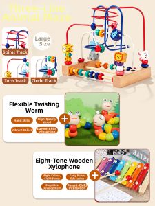 Educational Beads Roller Toy for Baby 6+ Months