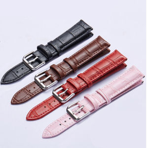 14mm 16mm 18mm 20mm 22mm  24mm Bamboo Leather Watch Strap Replacement for Women Men Universal Watch Bracelet Accessories