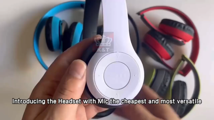 P47 and P47M Wireless earphones Headphones Cat Ear with Mic