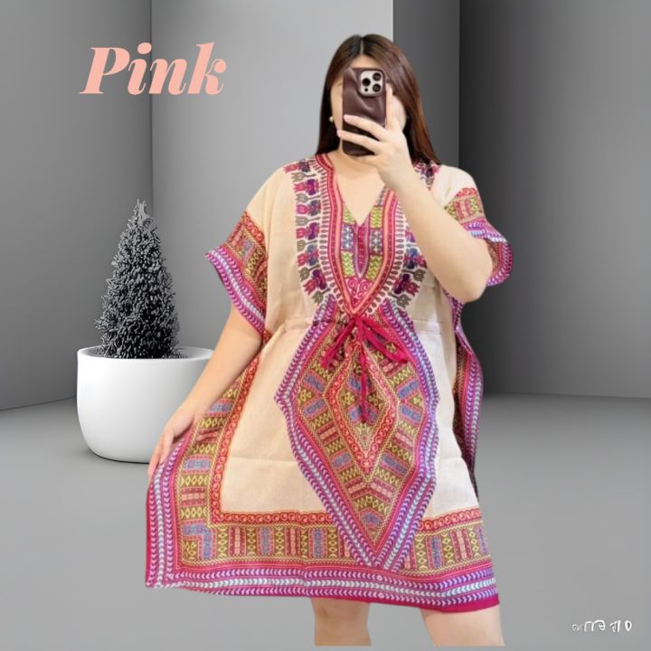 TOP SELLING DRESS BOHEMIAN KAFTAN MINIE DRESS BOHO FREE SIZE FIT TO SMALL 2XL for everyday used and Casual Attire