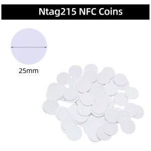 1000pcs NFC Tag NFC215 Label 215 Stickers Tags Badges Lable Sticker 13.56mHz for huawei share ios13 personal automation shortcut