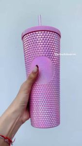 |CHÍNH HÃNG| LY STARBUCKS GAI PINK MIRROR SIZE KHỦNG 24oz