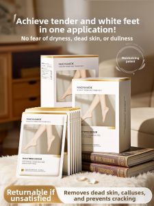 FIVE CEREALS | Moisturizing Whitening Dry Heel Repair Foot Mask