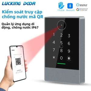 Máy Đọc Mã Vạch RFID Chống Nước TTLOCK K3Q G2 IP67 Mã QR 2D Bàn Phím Kiểm Soát Truy Cập Với Kết Nối WiFi Cho An Ninh Nhà Thông Minh