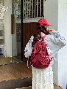 Nylon Commuter Backpack Multi-Pocket Practical School Style Trendy Bag for Men And Women Casual Scenarios Waterproof