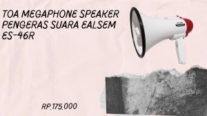 PROMO Megaphone Toa Bluetooth Charger Untuk Demo Jualan Speaker Portable pengeras suara 75 W - Biru