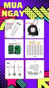 (HCM) KT Tổng Hợp Phụ Kiện Máy Xông Tinh Dầu - Máy Tạo Ẩm - Lõi Bông - bobashop.vn