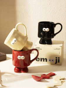 MODERN SWEETHOME | Red Companion Wedding Gift Mugs for Couples