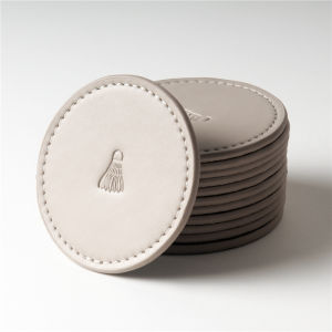 Choiyomi Genuine Leather Tea Cup Mat Nordic Ins Style Heat Insulation Waterproof Pad Simple Home Use Cup Mat Tea Ceremony