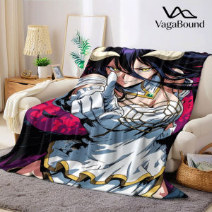 Demon Queen Albedo Printed Blanket Suitable for Sofas Beds Offices Travel Camping Chairs Warm Plush Blanket